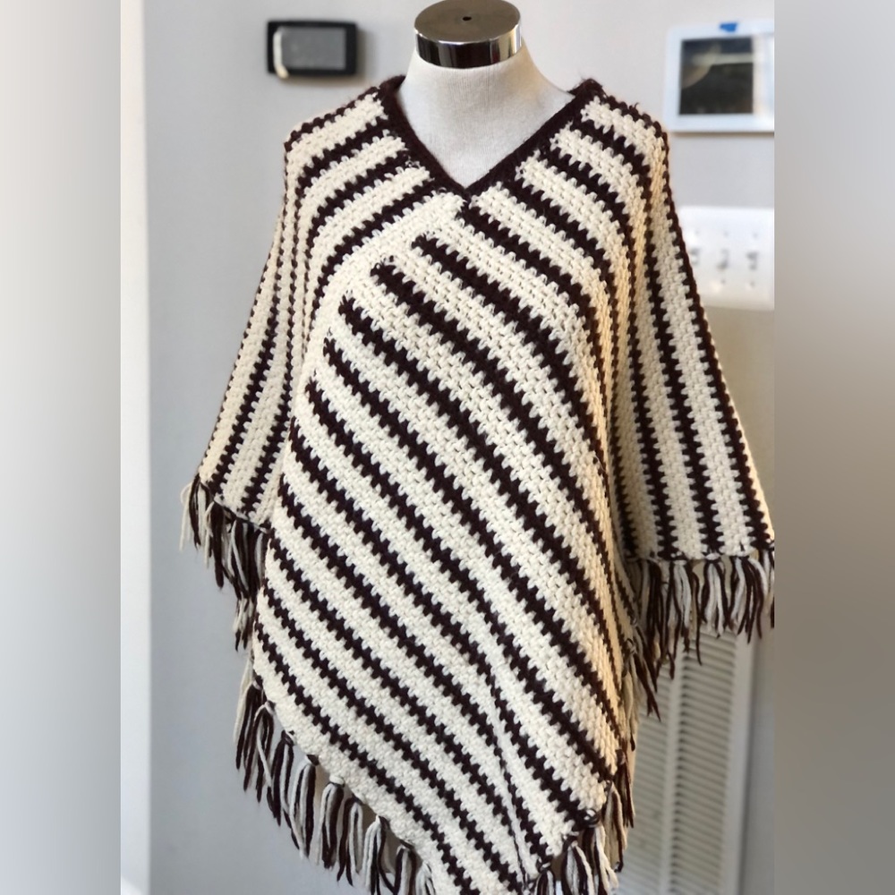 Vintage Knit Poncho